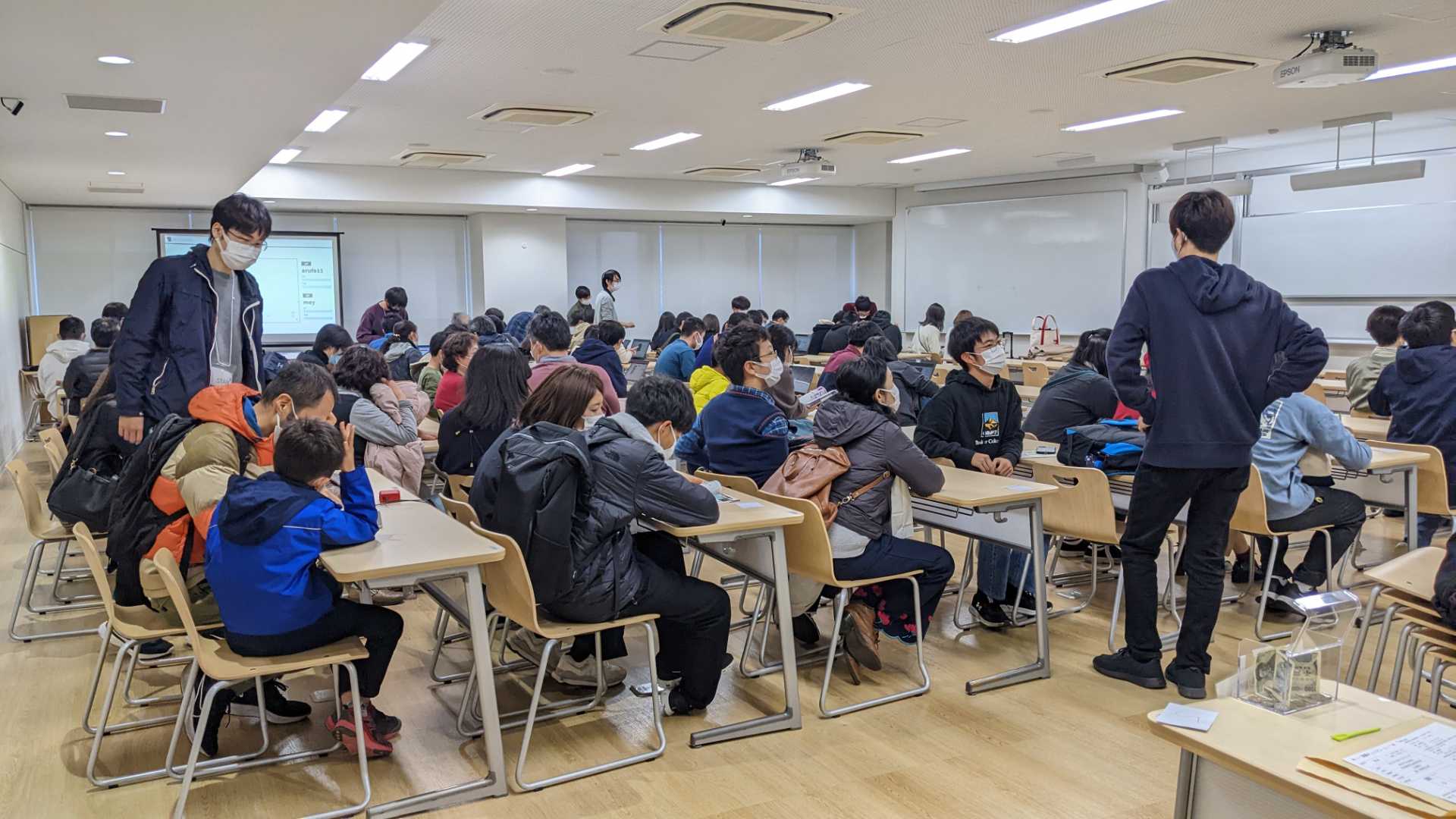 新歓体験会の様子